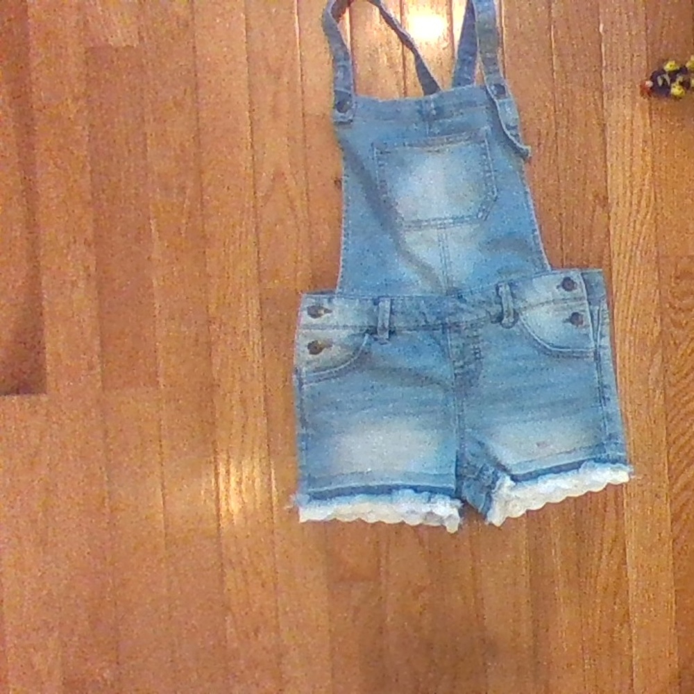 Lace overalls